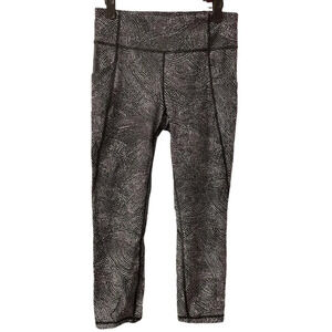 LULULEMON TIME TO SWEAT CROP LEGGINGS